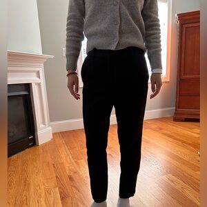 H&M Staple Slim Fit Black Trousers High Waist